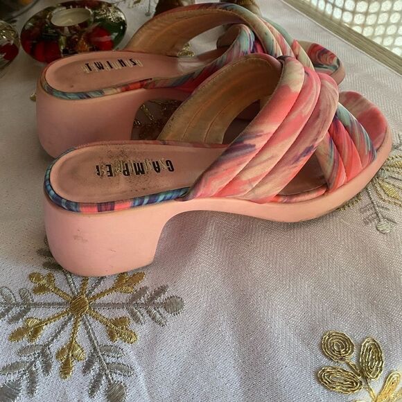 Camper twins women's crossed sandals with heel size 37 - Picture 2 of 10